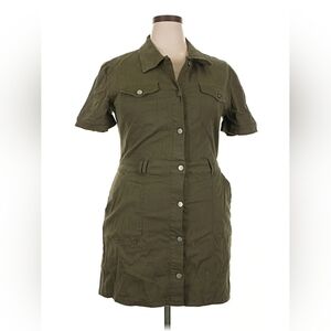 Tinsel Town Women's Mini Dress - Khaki, Olive Green